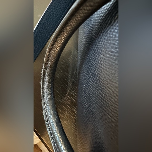 Coach Navy Satchel Handbag/Shoulder Bag Mini Bennett Bag. 💙 - Picture 4 of 16